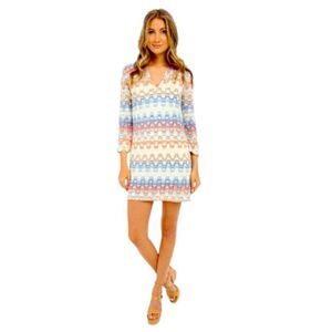 Trina Turk Women's Layne 2 Geo Stripe Raschel Knit Dress
Multi Size Medium
